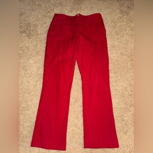 GAP crop flare red pants